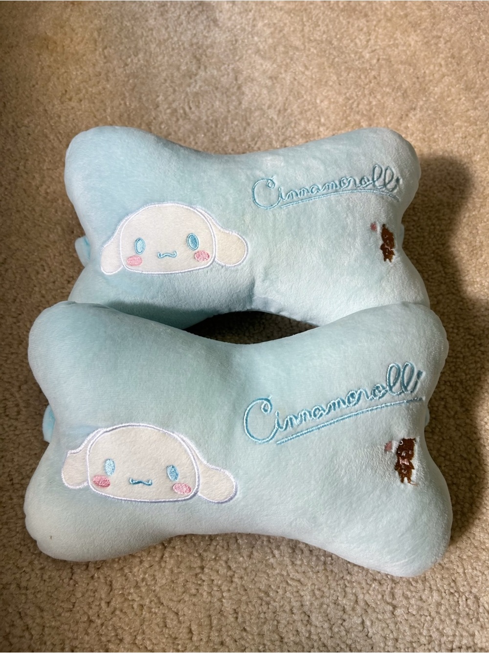 2 Pc Cinnamoroll Car Headrests